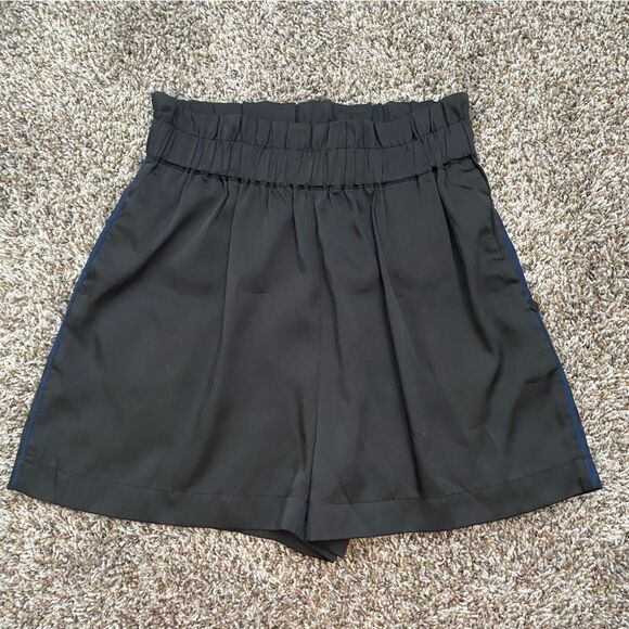 Scotch & Soda Pants - Scotch and Soda Satin Side Striped Paperbag Shorts